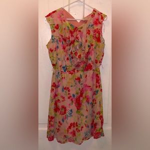 Floral print summer dress